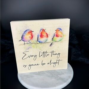 Colorful Bird word art